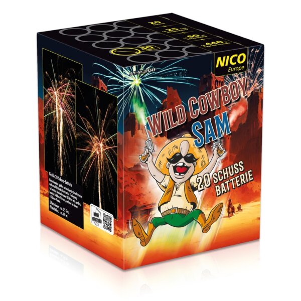 Wild Cowboy Sam 20-Schuss