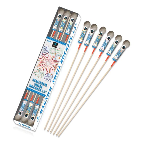 Magnum Shell Rockets 1.5" 6Stk.