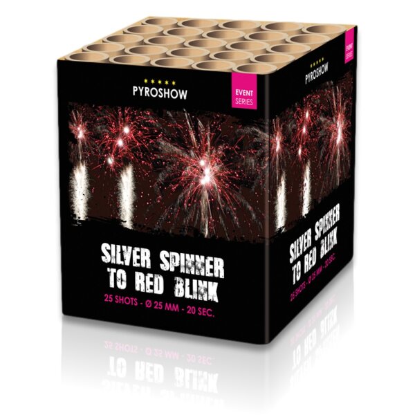 Silver Spinner to Red Blink 25-Schuss