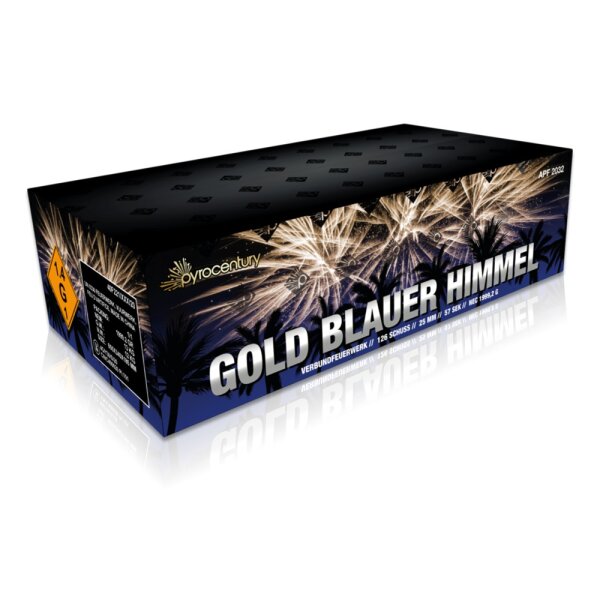 Gold Blauer Himmel 126-Schuss